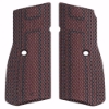 Black cherry G10 Grips